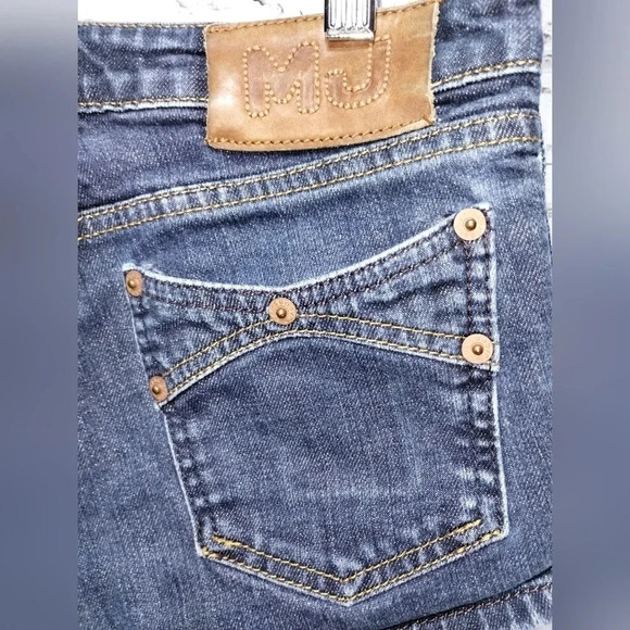 Marc by Marc Jacobs Y2K Sailor Button Denim Shorts Blue Women’s Size 0 - Picture 6 of 7